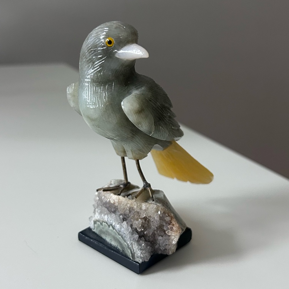 Cute crystal bird
